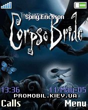 Тема Corpse bride для Sony Ericsson 176x220 