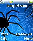 Тема Spider Web для Sony Ericsson 128x160 