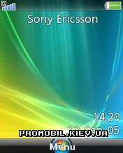 Тема Flash Menu Vista для Sony Ericsson 240x320 