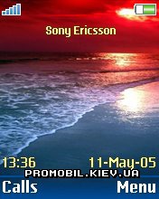 Тема Sea для Sony Ericsson 176x220 