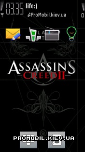 Тема Assassins Creed Black Edition для Nokia 5800
