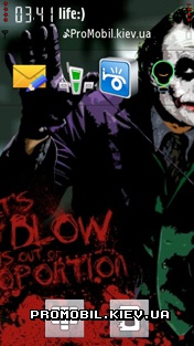 Тема Joker для Nokia 5800