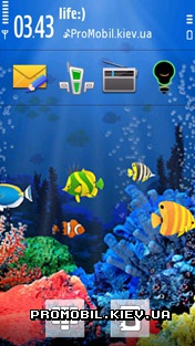 Тема Reef для Nokia 5800