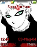 Тема для Sony Ericsson 128x160 - Gaara Emo