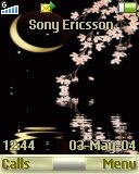 Ночная тема Night для Sony Ericsson 128x160 