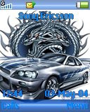 Тема с авто для Sony Ericsson 128x160 - Mustang Gt Dragon