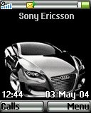 Тема для Sony Ericsson 128x160 - Silver Audi