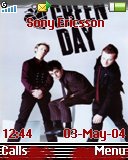 Тема для Sony Ericsson 128x160 - Green Day Punk