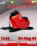 Тема для Sony Ericsson 128x160 - Red Muscle