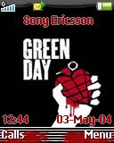 Тема для Sony Ericsson 128x160 - Green Day