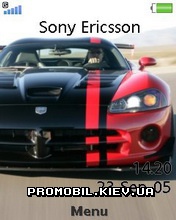 Тема для Sony Ericsson 240x320 - Dodge Viper