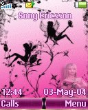 Тема для Sony Ericsson 128x160 - Animated Fairy