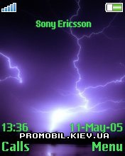 Тема для Sony Ericsson 176x220 - Lightning