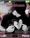 Тема для Sony Ericsson 128x160 - Emo Love