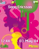 Тема для Sony Ericsson 128x160 - Pinky Art