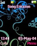 Тема для Sony Ericsson 128x160 - Adidas