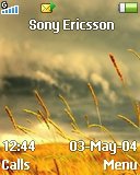 Тема для Sony Ericsson 128x160 - Gold Corn