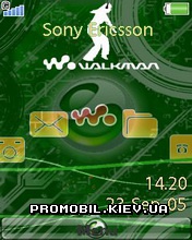 Тема для Sony Ericsson 240x320 - Cheerful Menu