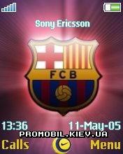 Тема для Sony Ericsson 176x220 - Fc Barcelona