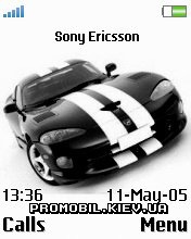 Тема для Sony Ericsson 176x220 - Dodge