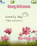 Тема для Sony Ericsson 128x160 - Lovely Day