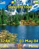 Тема для Sony Ericsson 128x160 - Mountain Lake