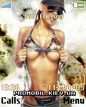 Тема для Sony Ericsson 176x220 - Sexy Girl