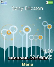 Тема для Sony Ericsson 240x320 - Vibes Flash Menu