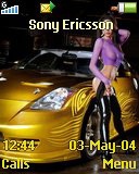 Тема для Sony Ericsson 128x160 - Tokyo drift
