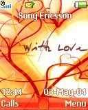 Тема для Sony Ericsson 128x160 - With Love