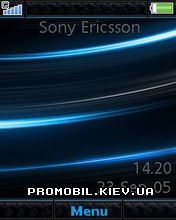 Тема для Sony Ericsson 240x320 - Blue Lights