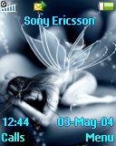 Тема для Sony Ericsson 128x160 - Fairy Blue