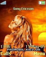 Тема для Sony Ericsson 176x220 - Pamela Anderson