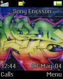 Тема для Sony Ericsson 128x160 - Graffiti
