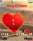 Тема для Sony Ericsson 128x160 - Heart