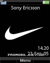 Тема для Sony Ericsson 240x320 - Nike black