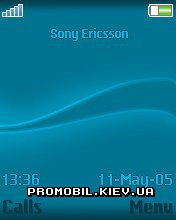 Тема для Sony Ericsson 176x220 - Blue Abstract