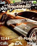 Тема для Sony Ericsson 128x160 - Need For Speed