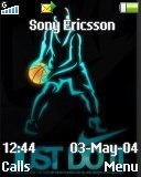 Тема для Sony Ericsson 128x160 - Nike Bascketball