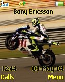Тема для Sony Ericsson 128x160 - Valentino Rossi
