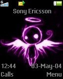 Тема для Sony Ericsson 128x160 - Angel Emo
