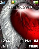 Тема для Sony Ericsson 128x160 - Angel Heart