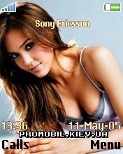 Тема для Sony Ericsson 176x220 - Jessica Alba