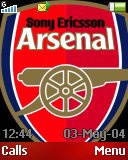 Тема для Sony Ericsson 128x160 - Arsenal