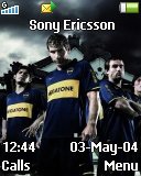 Тема для Sony Ericsson 128x160 - Boca Juniors
