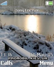 Тема для Sony Ericsson 176x220 - Snow Bench