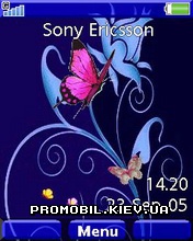Тема для Sony Ericsson Elm - Butterfly