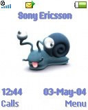 Тема для Sony Ericsson W200i - Crazy Snail