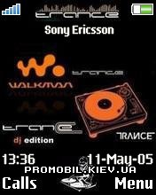Тема для Sony Ericsson K550i - Walkman Trance