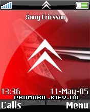 Тема для Sony Ericsson W710i - Citroen